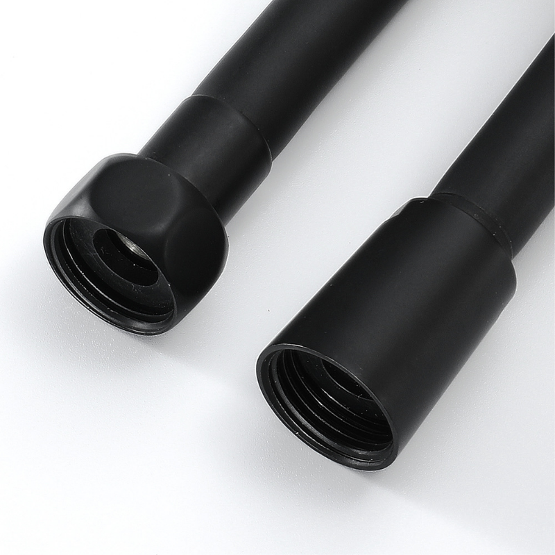 Tubo doccia nero raccordo bagno tubo da bagno morbido in PVC tubo dell'acqua da 1.5 metri