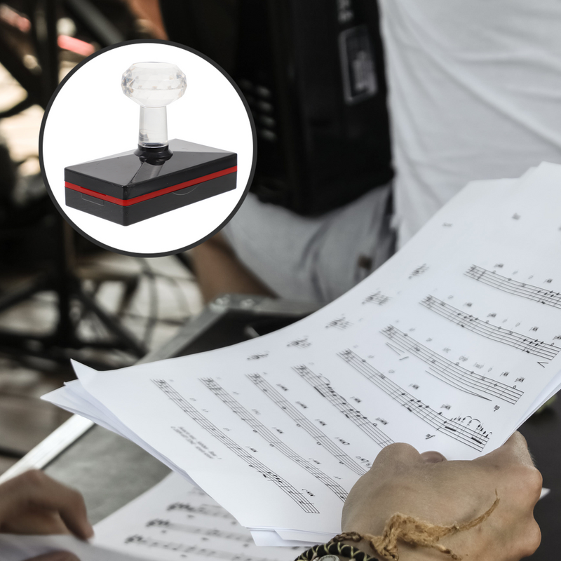Przydatne narzędzie do tworzenia schematów muzycznych stempel stempel z akordami na prezent akcesoria do muzyki