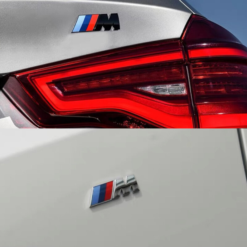 M LOGO Błotnik Emblemat Odznaka Tylnego bagażnika Do BMW E36 E39 E46 E60 E90 E90 F01 F10 F30 G01 G20 G21 G30 G11 F15 X5 X3 M Sports