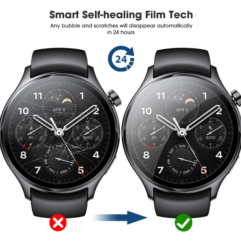 For Xiaomi Watch S2/S1 Pro/S1 Active HD Screen Protector Soft Anti-scratch Hydrogel Film for Xiaomi S1/S2 SmartWatch Not Glass