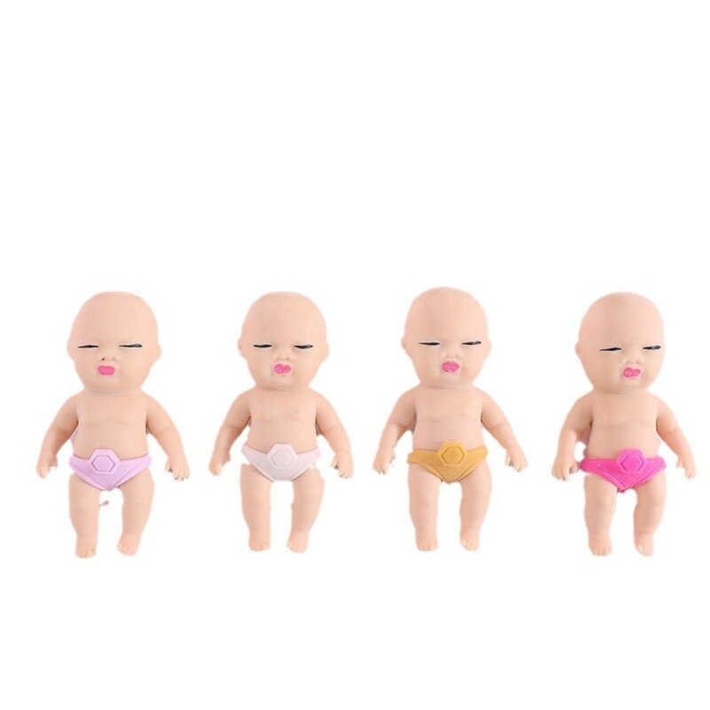 Mini-babypop Rekbaar speelgoed Knijpspeeltje voor decomprimeren Kantoorstress TPR Speelgoed AnxietyRelief Kantoorstudentengunst
