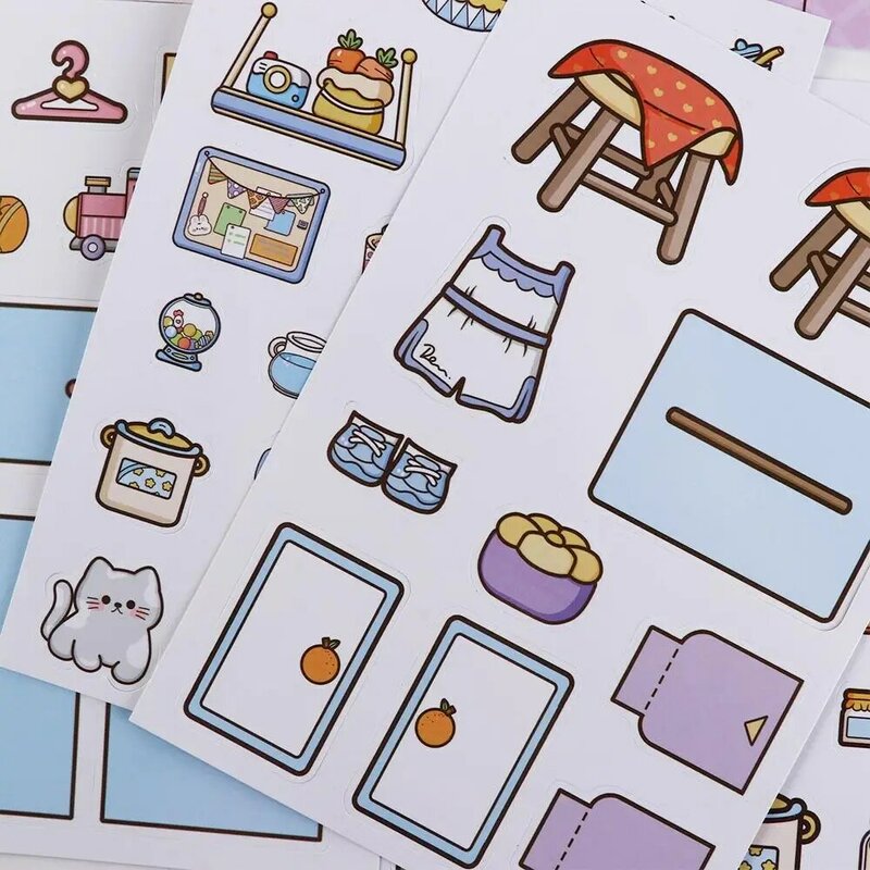 Kawaii Pinch Music Rustige Boek Hand Grootboek Sticker Boek Anime Telado Drukke Boek Papier Cartoon Geschenken