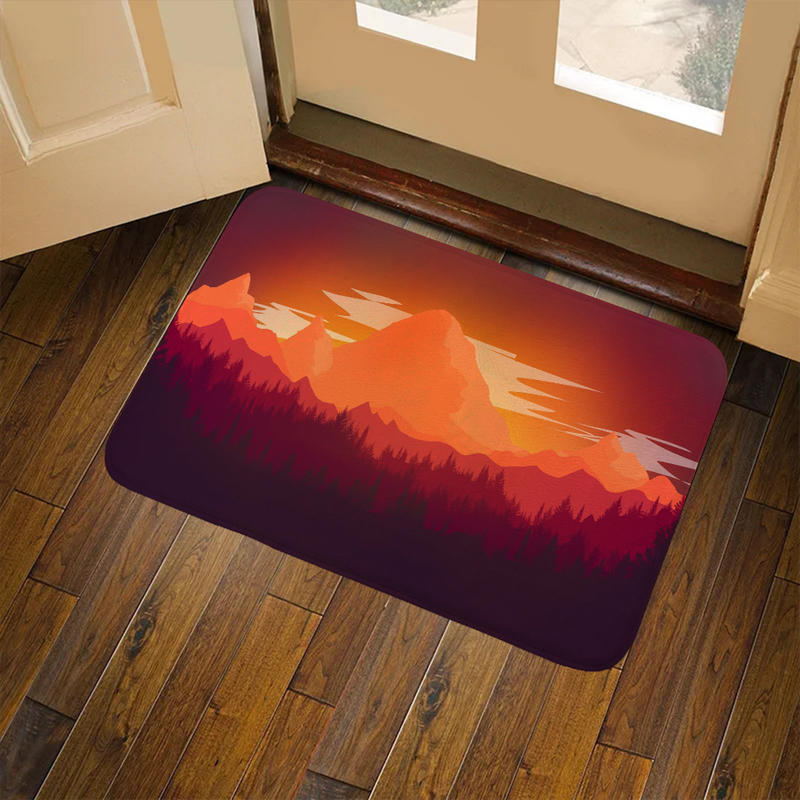 Doormat Bedrooom Carpet for Kitchen Mat Rug for Bedroom Balcony Non Slip Carpet Floor Bath Mat Super Absorbent Bathroom Rug Mats