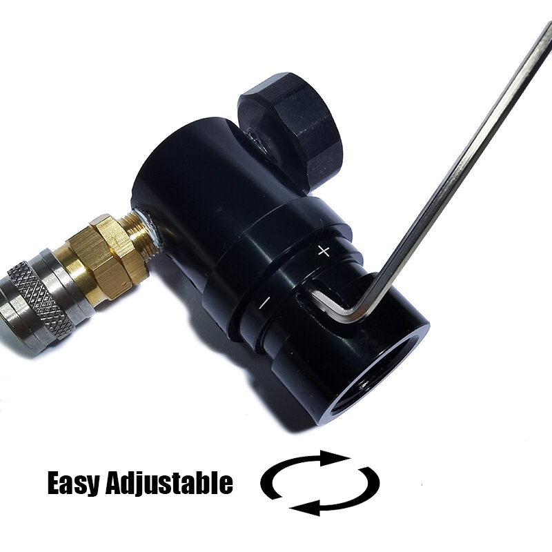 MR Gen 2 Micro Regulator Adjustable with US 2202 Female Adapter Output 20psi to 200psi High Pressure Air Valve Soft