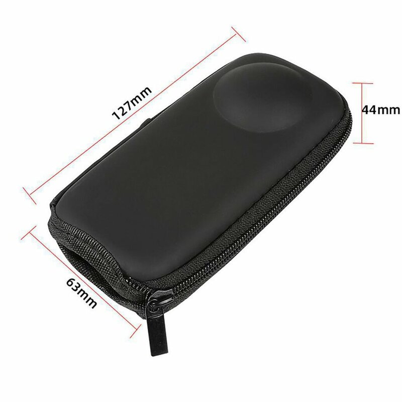 Mini mallette de rangement, sac de protection, sac à main, étui en silicone, protecteur de bain d'objectif, caméra de gardien, portable pour Insta360, accessoire Bery