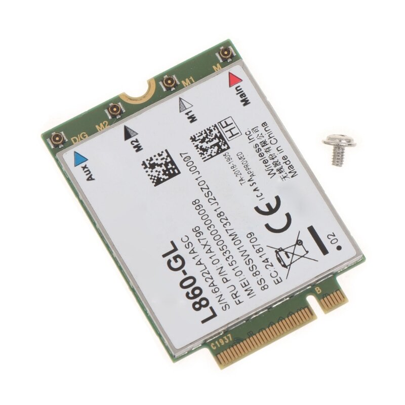 Módulo dedicado 4G Fibocom L860-GL tarjeta WWAN para LenovoThinkPad X1 Carbon 7thGen,P43s, T490, X1 Yoga Dropship