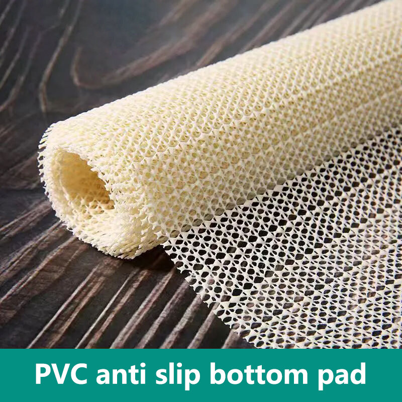 PVC Foaming Non Slip Mat Mattress Sofa Mat Antiskid Net Cloth Household Carpet Yoga Mat Anti-skid Fixing Fabric