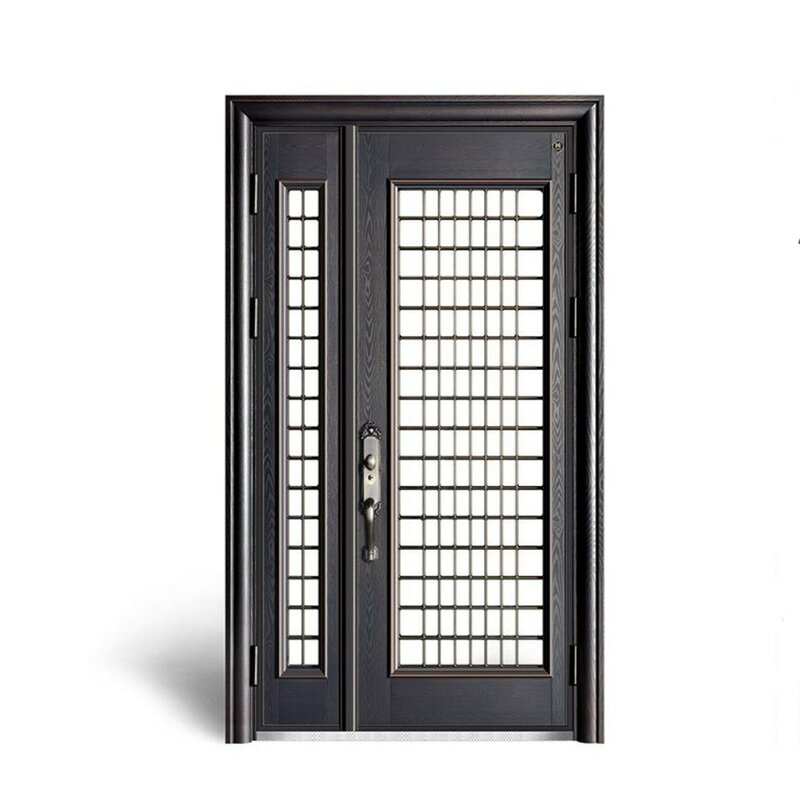 ประตูสำหรับออกแบบอลูมิเนียมประตูความปลอดภัยในร่มประตูด้านนอกประตูประตูประตูบ้าน