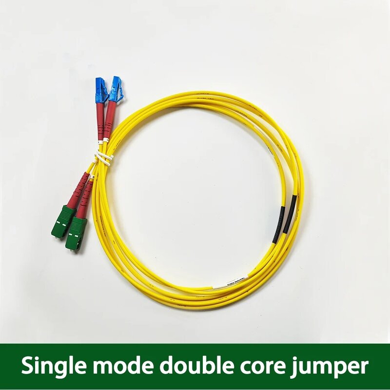 Jumper de fibra ótica do núcleo duplo do único modo, cabo de remendo, LC, PC-SC, APC, 3 mm no diâmetro, 2 m