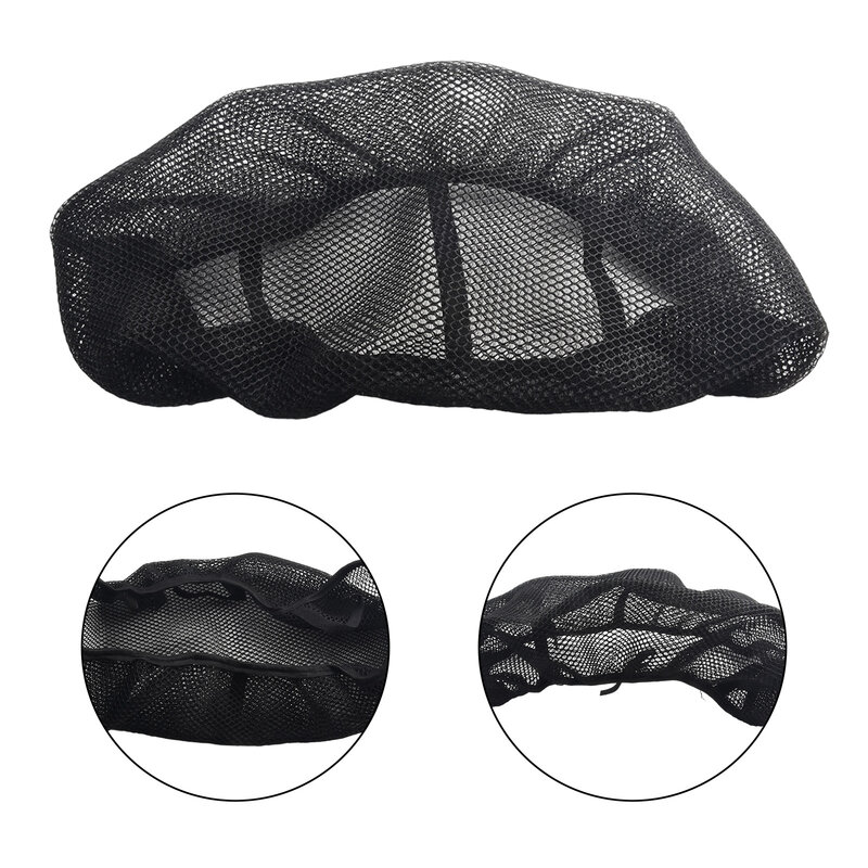 Electric Motorcycle Breathable Seat Cover 3D Mesh Summer Heat Insulation Waterproof Pad Seat Cushion Mesh Cover