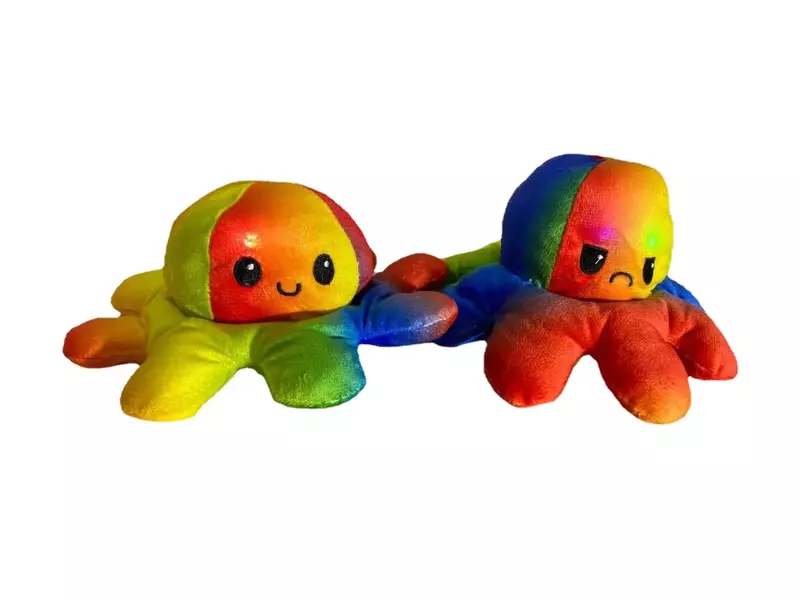 Pulpo happy-sad toys- Pop powder Toy- It pulpo Burbuja de dos lados Mood kawaii POP artículos decoración de felpa angry pulpo