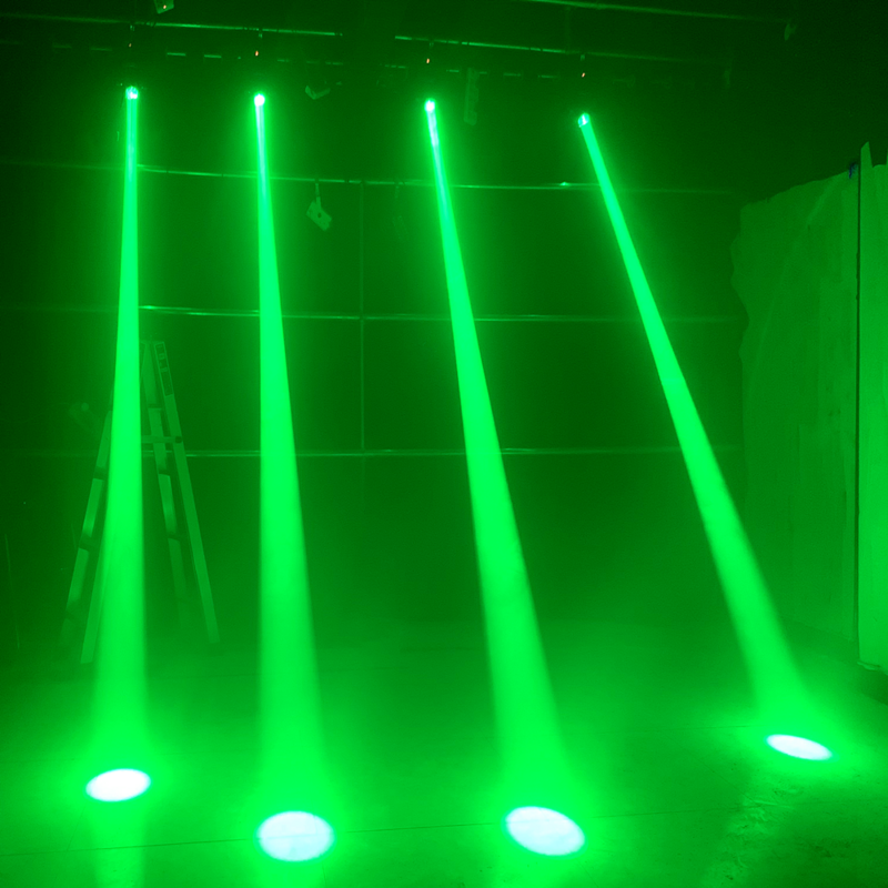 Minicabezal de luz LED con cabezal móvil, foco de 150W, 18 prismas giratorios, Dmx, efecto de luz para escenario, discoteca, Dj y Bar