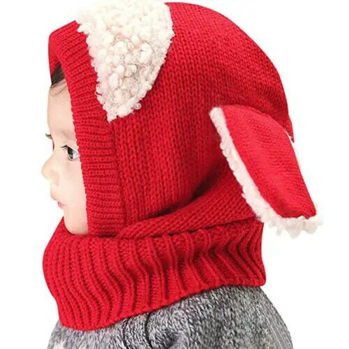 2022 Children Hats Pom Pom Ball Hat Kids Beanies Cap Girls Boys Winter Warm Wool Hooded Hat Baby Scarves Toddler Caps