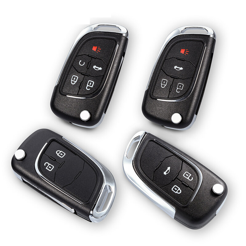 WhatsKey 10X Modified Remote Car Key Shell For Chevrolet Lova Aveo Cruze 2/3/4/5 Buttons For Opel Vauxhall Insignia Astra Mokka