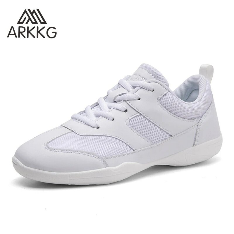 ARKKG 여아용 경량 에어로빅 신발, 통기성 훈련 댄스 신발, 청소년 치어리더 스포츠 신발, 신제품