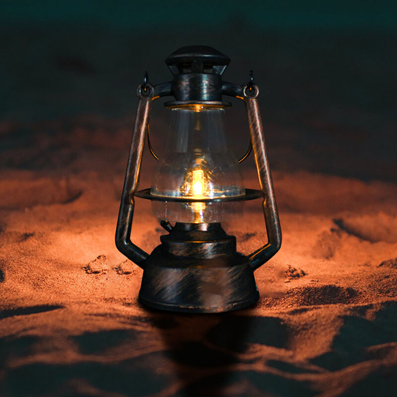 25cm żelazna Retro brązowa latarnia olejowa przenośna zewnętrzna lekka latarka kempingowa oświetlenie awaryjne Camping turystyka oświetlenie oświetlenie namiotu