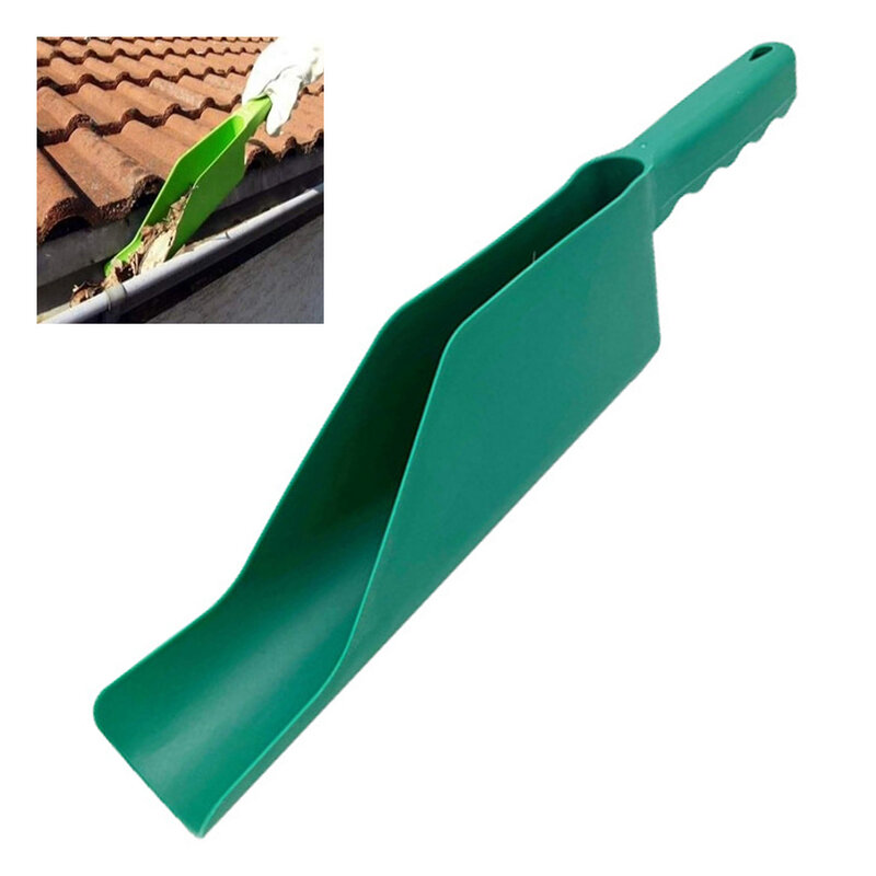 Gutter Getter Scoop Cleaning Roof Tool Flex Fit Dirt Debris Remove Multi Use Eaves Garden Leaf Gutter Spoon Shovel Supplies