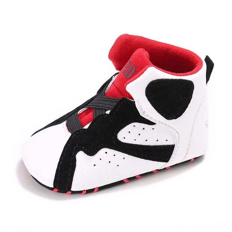 Soft Sneakers For Baby Boys Shoes Newborn PU Leather First Walker Babies Girl Crib Babe Sports Anti-slip Infant Toddler Sneaker