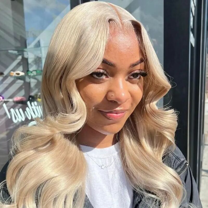 613 HD Lace Frontal Wig 13x6 blond Body Wave Lace Front Wigs Human Hair 13x4 Transparent Lace Front Wig Brazilian Glueless Wig