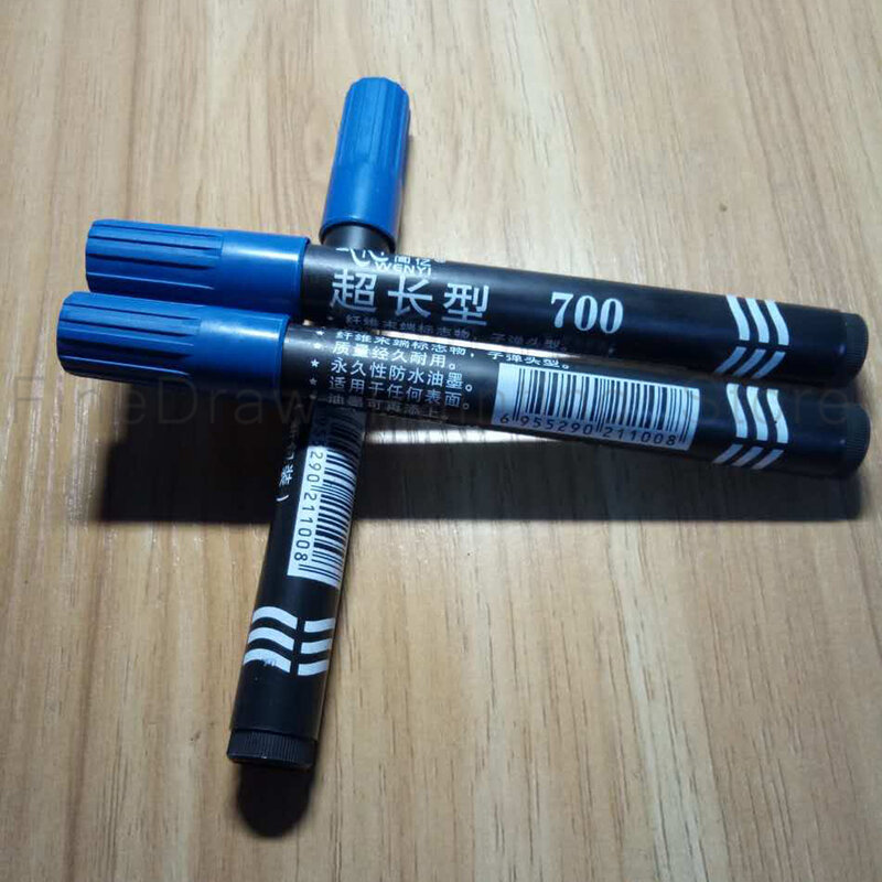 Bolígrafo Invisible de punta redonda gruesa, marcador de Tinta UV ultravioleta, incoloro, papelería escolar, oficina, 1 unidad