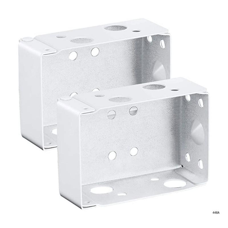 2/4x/Set 5cm soportes ciegos caja soportes montaje para baño cocina