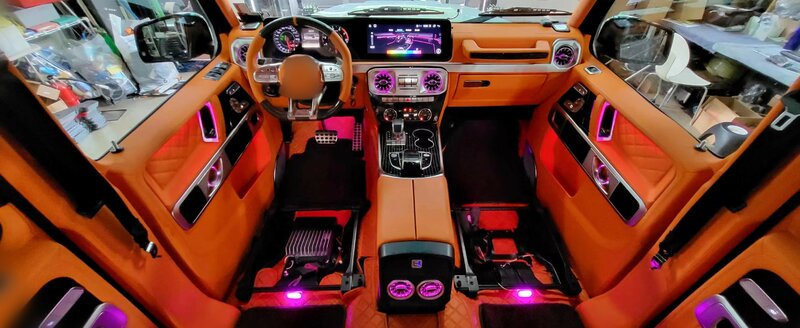 Auto Decoração Interior para Custom, Luxo, Gclass, G350, G500, G63