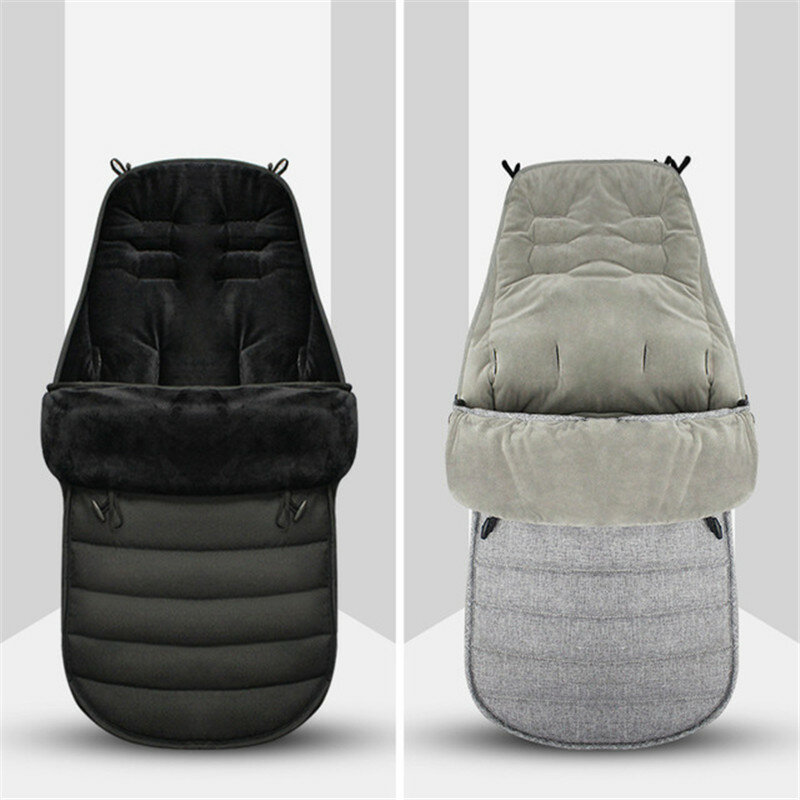 Zimowy zagęszczony śpiwór ciepły śpiwór dla dziecka koperta noworodka wiatroszczelny wodoodporny wózek dziecięcy nakładka ochronna na buty wózek accessor