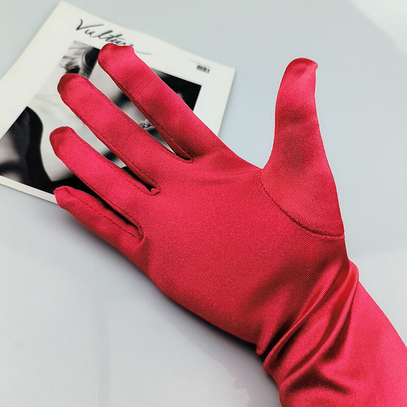 Женские удлиненные атласные перчатки, праздничные длинные перчатки для свадьбы и вечеринки, аксессуары для представлений, варежки, 65 см, 70 см, T181