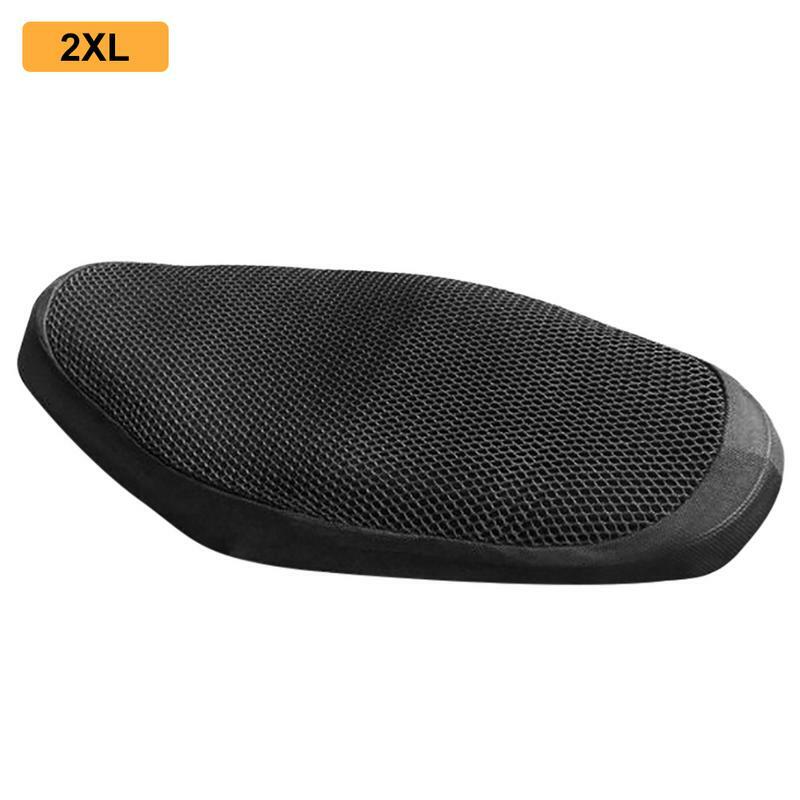 Motorcycle Seat Cushion Cover M/L/XL/XXL Net 3D Mesh Protector Insulation Cushion Cover Electric Bike Universal