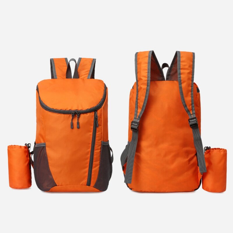 Mochila plegable para viaje de negocios, mochila escolar de alta capacidad con compartimentos múltiples, ahorra espacio