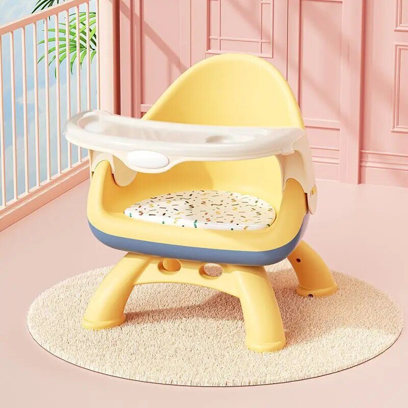 Children's Multifunctional Dining Chairs Removable Folding Chair Anti-rollover Kitchen Chair Free Lift High Chair For Feeding