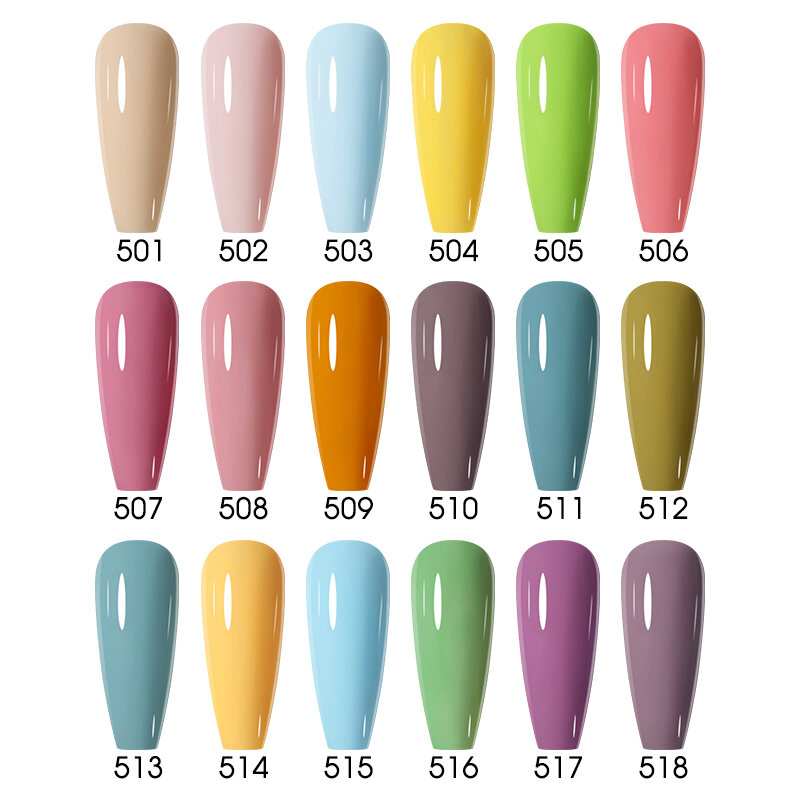 Clou Beaute – vernis à ongles en Gel Semi-Permanent, de couleur vert néon, blanc laiteux, Soak-off, Nail Art, 15ml