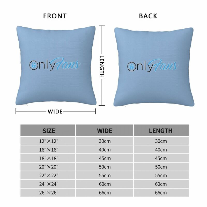 Onlyfans Square Pillowcase Pillow Cover Polyester Cushion Zip Decorative Comfort Throw Pillow for Home Living Room