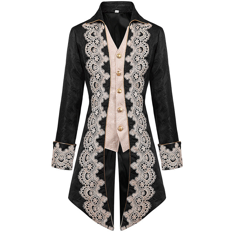 Женский пиджак в викторианском стиле, костюм для косплея в стиле стимпанк средневековой викторианской готики для вечеринки на Хэллоуин и эпохи Возрождения