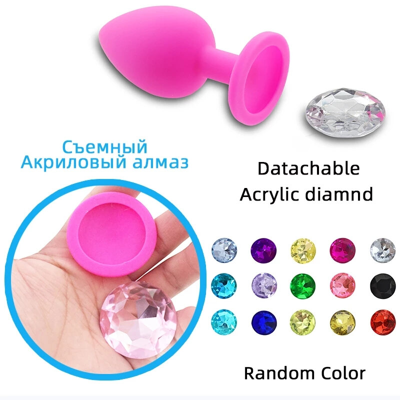 Silicone Butt Plug Anal Plug Unisex Sexshop Adult Goods Anal Sex Toys For Women Men Anal Trainer For Couples Masturbating
