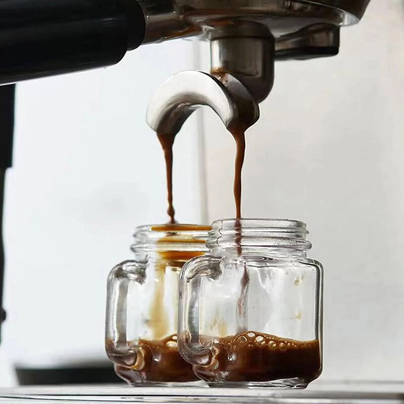 35ml Mini-Kaffee konzentrat Unter abfüllung versiegeltes Glas kleine Probe Wein Tasse Honig Probe Vorrats glas Lagerung Kaffee Werkzeug