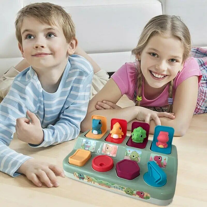 Out Toy giocattoli di causa ed effetto per i più piccoli 1-3 regalo Montessori per bambini in età prescolare apprendimento dello sviluppo precoce giocattolo sensoriale per ragazzi