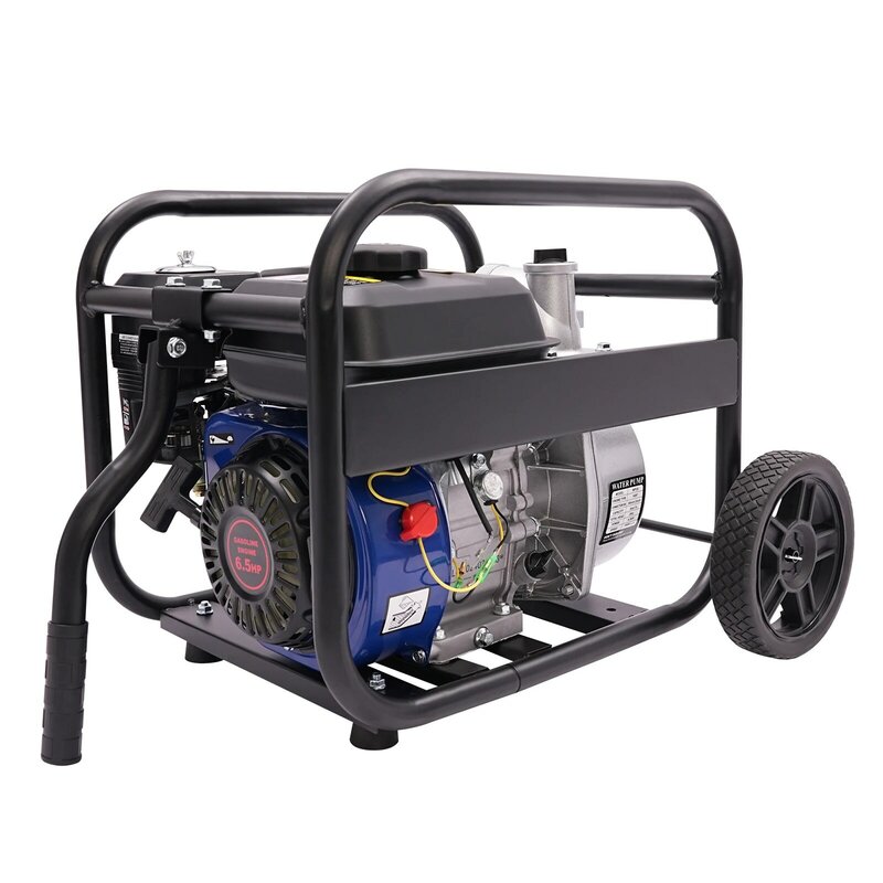 210cc Water Pump Fitted with Handle and Wheels Water Pump Portable Water Pump