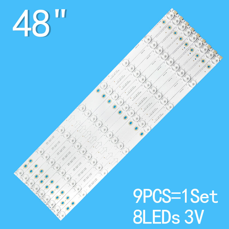 Bande de rétroéclairage LED pour LE48M90A LE48D8 femelle 4C-LB480T-YH1HP TMT-48B2600-3030C-8S1P 48K100