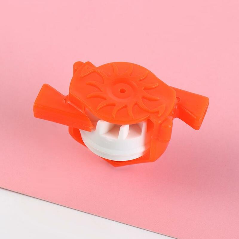 Giroscopio con fischietto a doppia porta giocattolo per alleviare la pressione fischietto in plastica fischietto trottola giocattoli giroscopio regalo di compleanno colorato