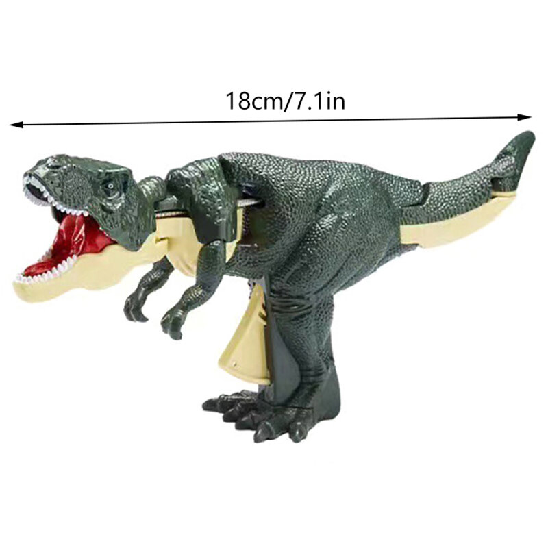 1 Stück Kinder Dekompression Dinosaurier Spielzeug kreative Teleskop Frühling Schaukel Dinosaurier Zappeln Spielzeug Schaukel Dino Modell