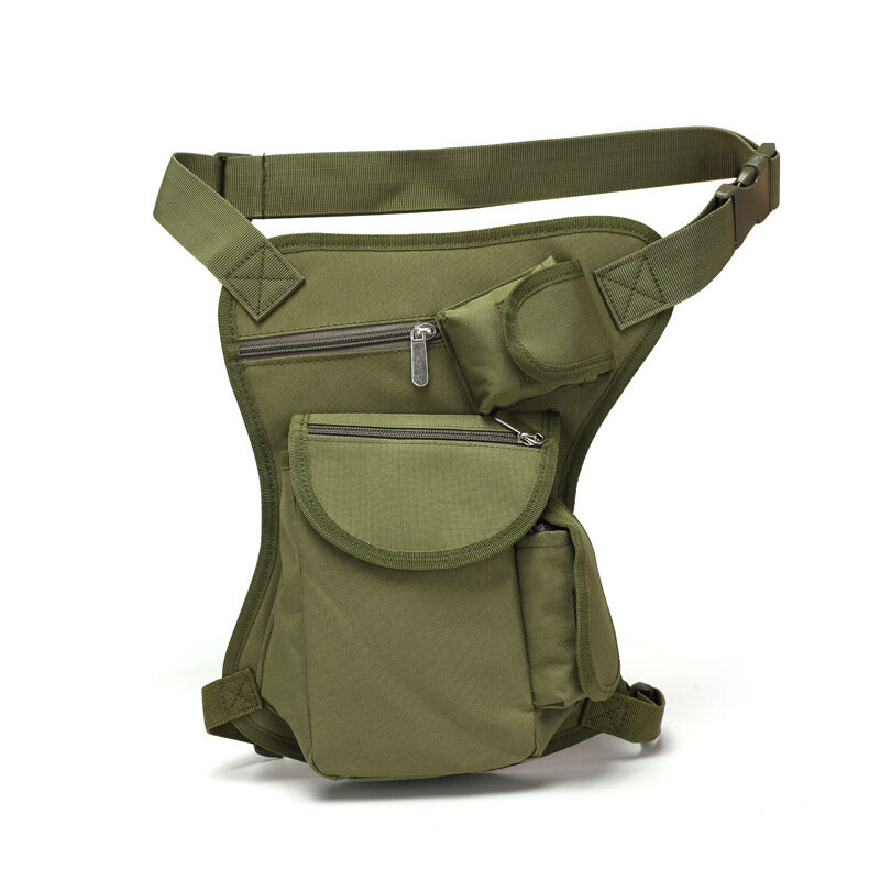 고품질 야외 카모 전술 다리 가방, Fashing 사냥 훈련 캠핑 작은 허리 팩 산악 승마 방수 가방