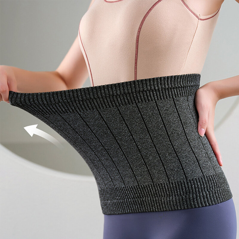 Elastic Lower Back Belly Waist Warmer Band Binder Kidney Protector Wrap Winter Elder Back Pain Relief Lumbar Corset Support Belt