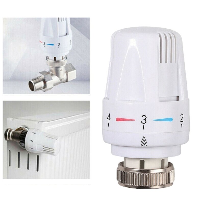 Adjustable Thermostatic Radiator Valves Temperature Control Valves Replacement Floor Heating System Thermostat Valves Dropship