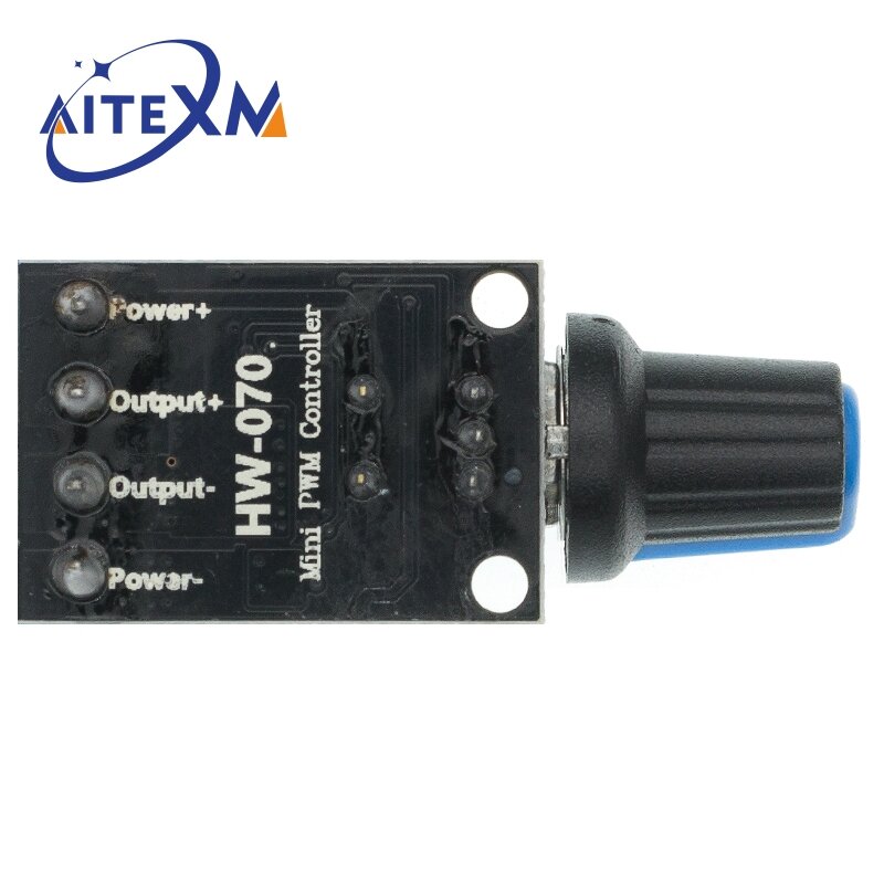 5V 12V 10A แรงดันไฟฟ้า PWM จอ DC Speed Governor Stepless ความเร็ว LED Dimmer Controller