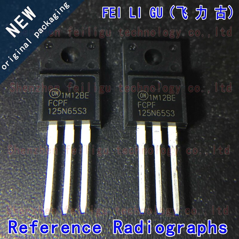 1PCS 100% New original FCPF125N65S3 125N65S3 package:TO-220F in-line 650V 24A N-channel MOSFET chip