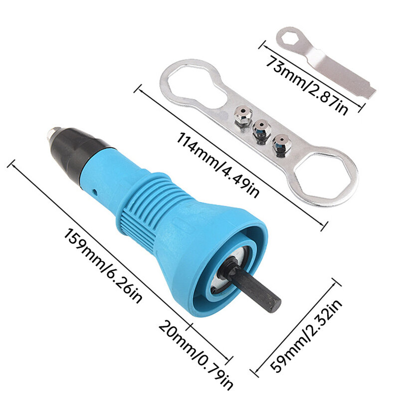 Elektryczny nitownik nakrętka nitu narzędzie do nitowania akumulatorowy adapter nitujący narzędzie do nitowania nakrętka typu Insert nitownica