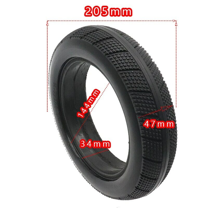Neumático sólido para patinete eléctrico Xiaomi M365/Pro, accesorio de goma de alta calidad, de 8,5 pulgadas, 8,5x2, 8 1/2x2