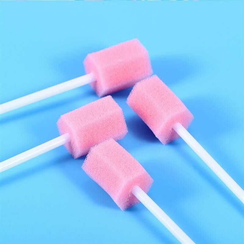 50PCs Disposable Oral Care Swabsticks for Effective Tooth Cleaning in Seniors  Gentle  Convenient  and Hygienic