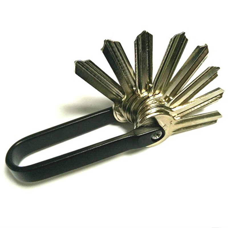 Porte-clés en alliage d'aluminium en forme de U, porte-clés, porte-clés